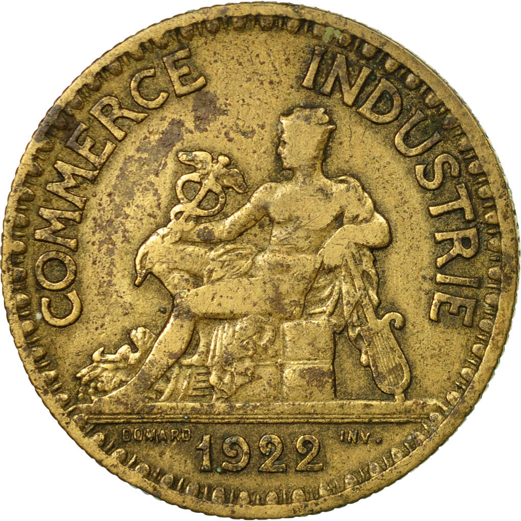 Coin, France, Chambre de commerce, 2 Francs, 1922, Paris, F(12-15)