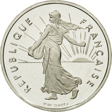 Münze, Frankreich, Semeuse, 1/2 Franc, 2001, STGL, Nickel, KM:931.2