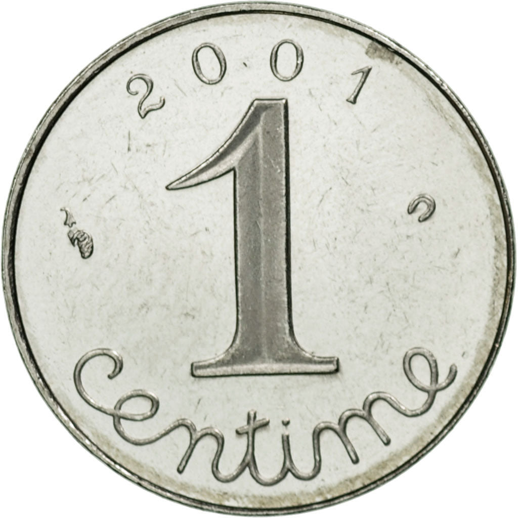 Moneta, Francia, Épi, Centime, 2001, Paris, FDC, Acciaio inossidabile, KM:928