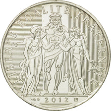 France, 10 Euro, 2012, AU(55-58), Silver, KM:2073