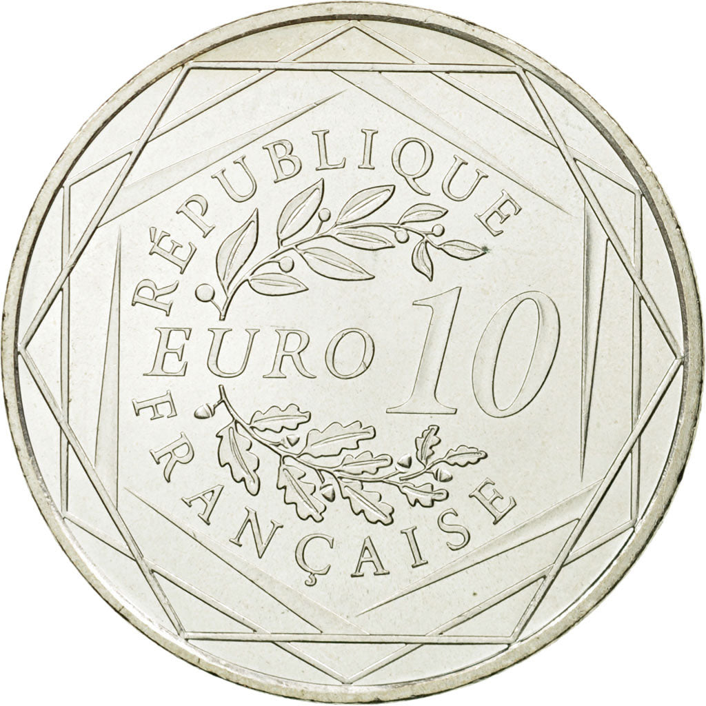 France, 10 Euro, 2012, AU(55-58), Silver, KM:2073