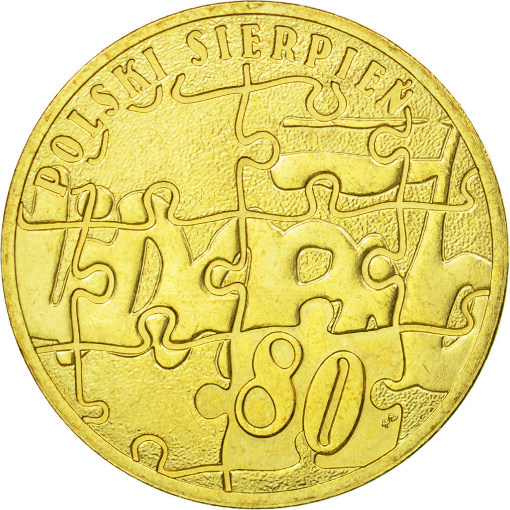 Moneta, Polonia, 2 Zlote, 2010, Warsaw, SPL-, Ottone, KM:737