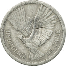 Coin, Chile, 10 Pesos, 1958, EF(40-45), Aluminum, KM:181