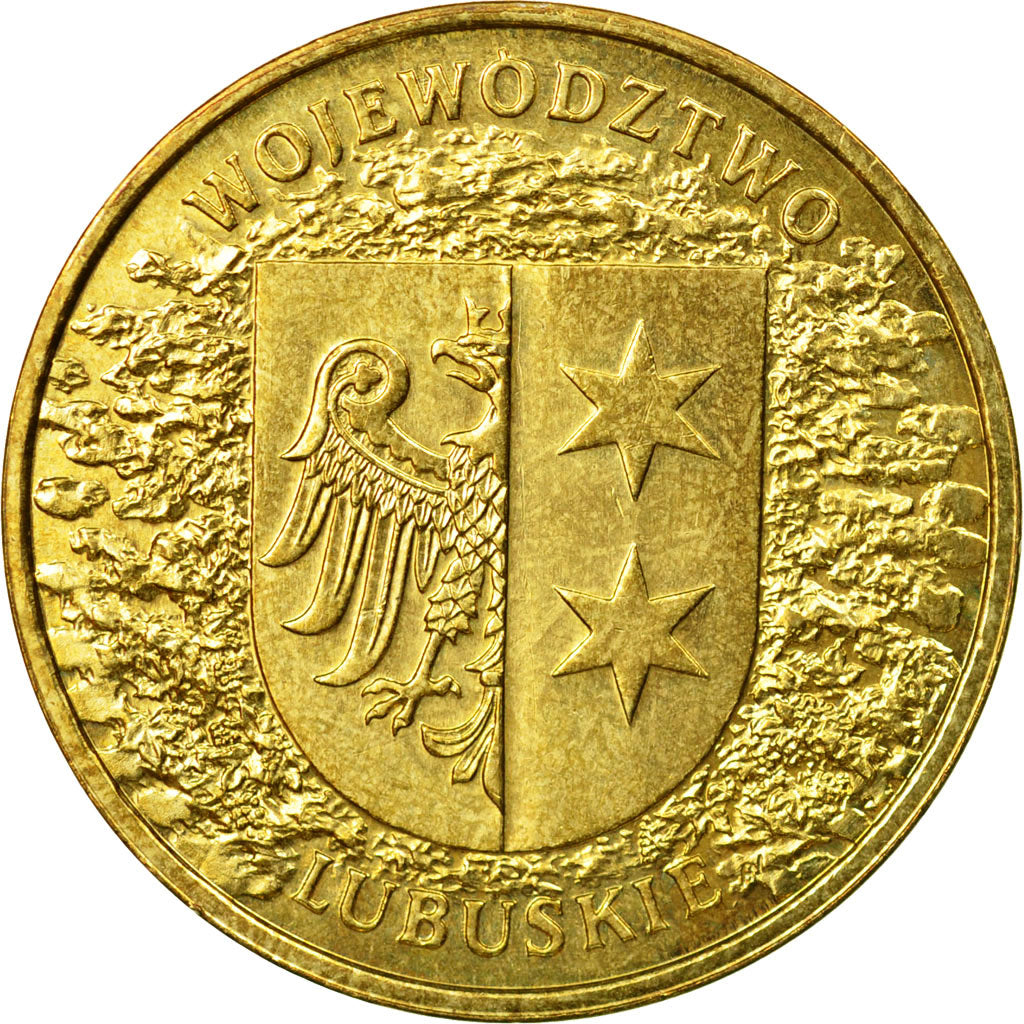 Coin, Poland, 2 Zlote, 2004, Warsaw, AU(55-58), Brass, KM:486