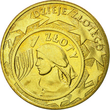 Coin, Poland, 2 Zlote, 2004, Warsaw, AU(55-58), Brass, KM:479
