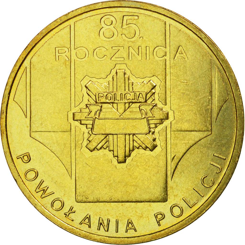 Coin, Poland, 2 Zlote, 2004, Warsaw, AU(55-58), Brass, KM:501