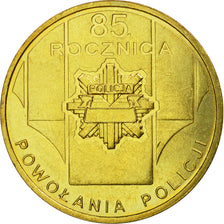 Coin, Poland, 2 Zlote, 2004, Warsaw, AU(55-58), Brass, KM:501