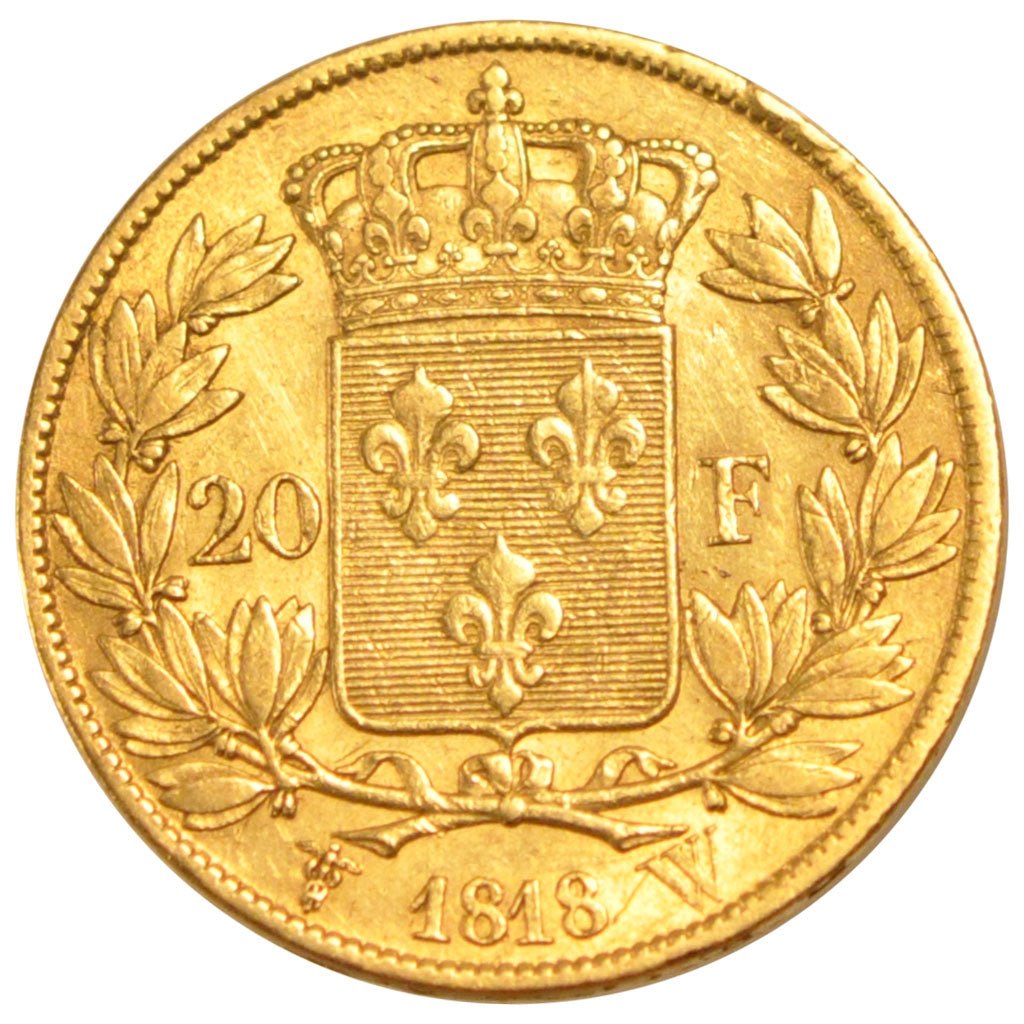 Monnaie, France, Louis XVIII, Louis XVIII, 20 Francs, 1818, Lille, TTB, Or