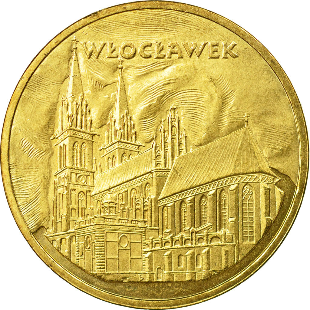 Münze, Polen, 2 Zlote, 2005, Warsaw, VZ, Messing, KM:529