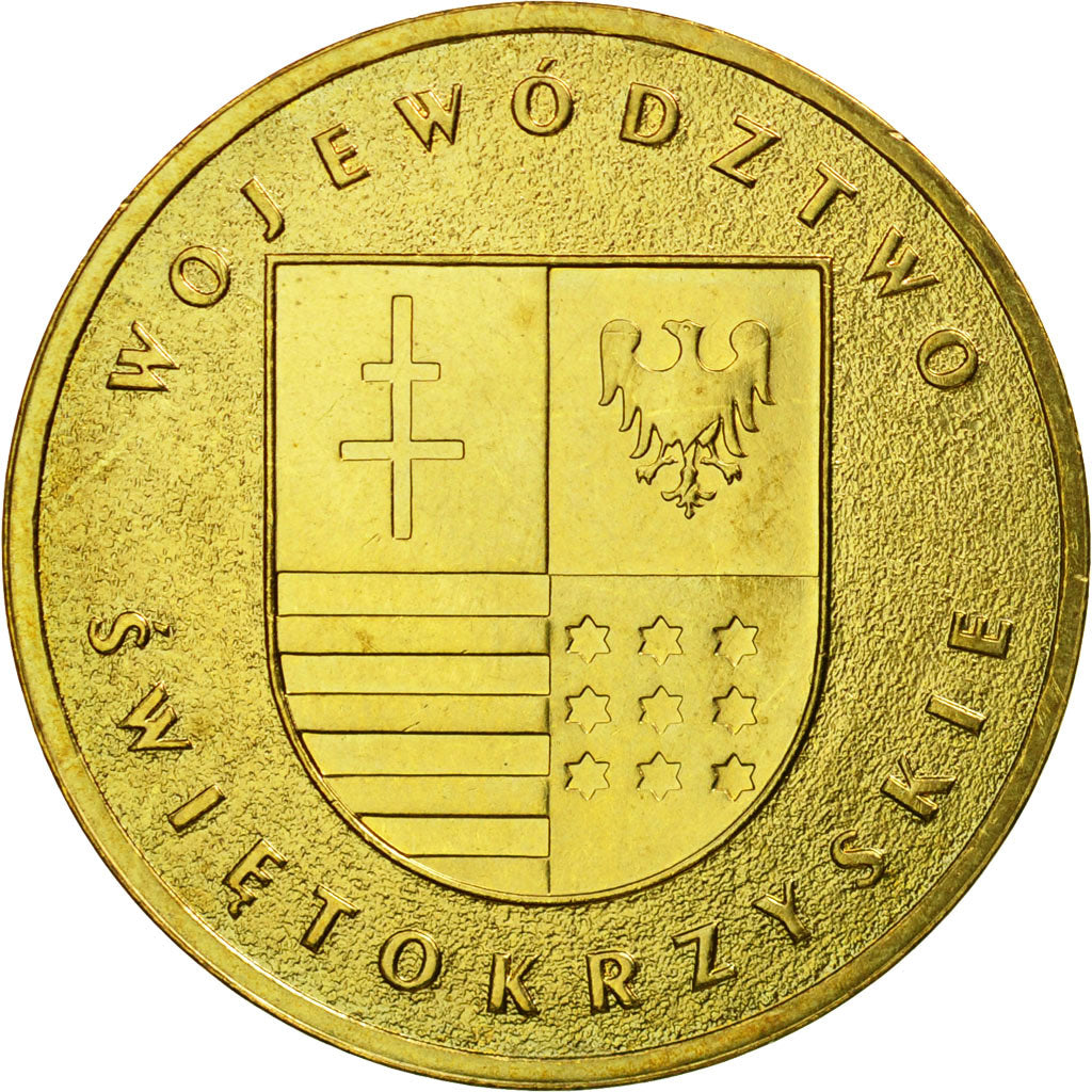 Coin, Poland, 2 Zlote, 2005, Warsaw, AU(55-58), Brass, KM:560