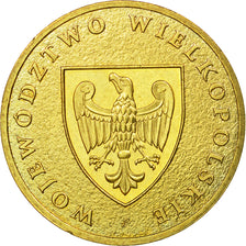 Coin, Poland, 2 Zlote, 2005, Warsaw, AU(55-58), Brass, KM:562