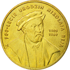 Coin, Poland, 2 Zlote, 2005, Warsaw, AU(55-58), Brass, KM:608