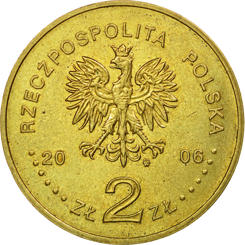 Monnaie, Pologne, 2 Zlote, 2006, Warsaw, SUP, Laiton, KM:576