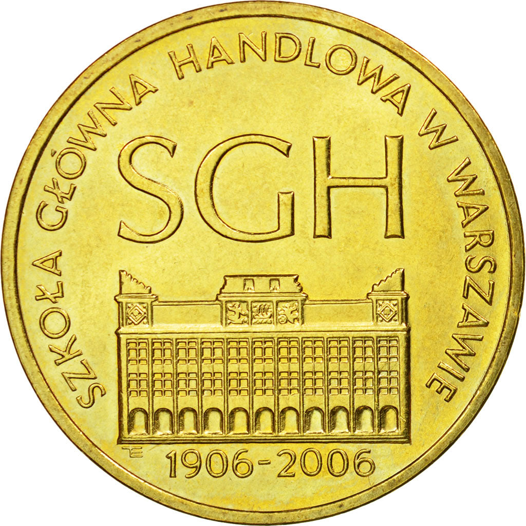 Moneta, Polska, 2 Zlote, 2006, Warsaw, AU(55-58), Mosiądz, KM:609