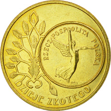 Coin, Poland, 2 Zlote, 2007, Warsaw, AU(55-58), Brass, KM:592