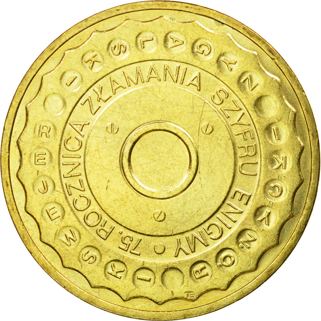 Coin, Poland, 2 Zlote, 2007, Warsaw, AU(55-58), Brass, KM:586