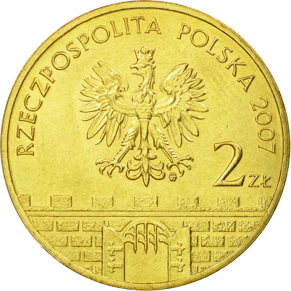 Monnaie, Pologne, 2 Zlote, 2007, Warsaw, SUP, Laiton, KM:615