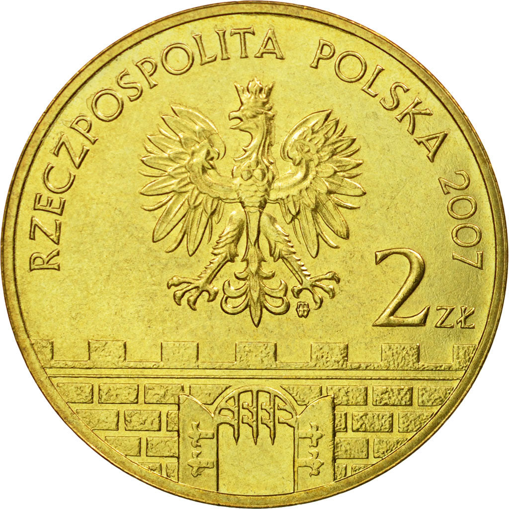 Monnaie, Pologne, 2 Zlote, 2007, Warsaw, SUP, Laiton, KM:616