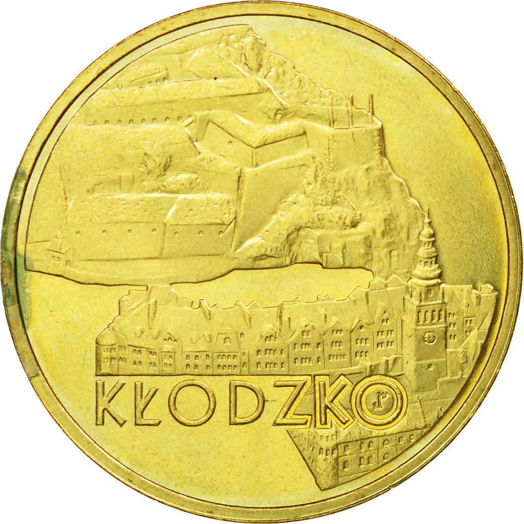 Coin, Poland, 2 Zlote, 2007, Warsaw, AU(50-53), Brass, KM:624