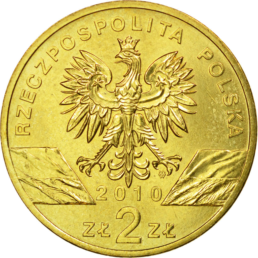 Monnaie, Pologne, 2 Zlote, 2010, Warsaw, SUP, Laiton, KM:723