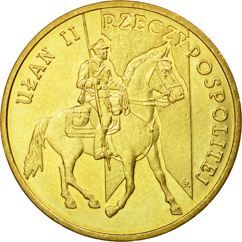 Coin, Poland, 2 Zlote, 2011, Warsaw, AU(55-58), Brass, KM:780