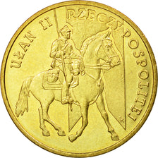 Coin, Poland, 2 Zlote, 2011, Warsaw, AU(55-58), Brass, KM:780