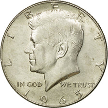 Coin, United States, Kennedy Half Dollar, Half Dollar, 1965, U.S. Mint