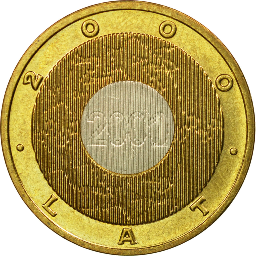 Coin, Poland, 2 Zlote, 2000, Warsaw, AU(55-58), Bi-Metallic, KM:374