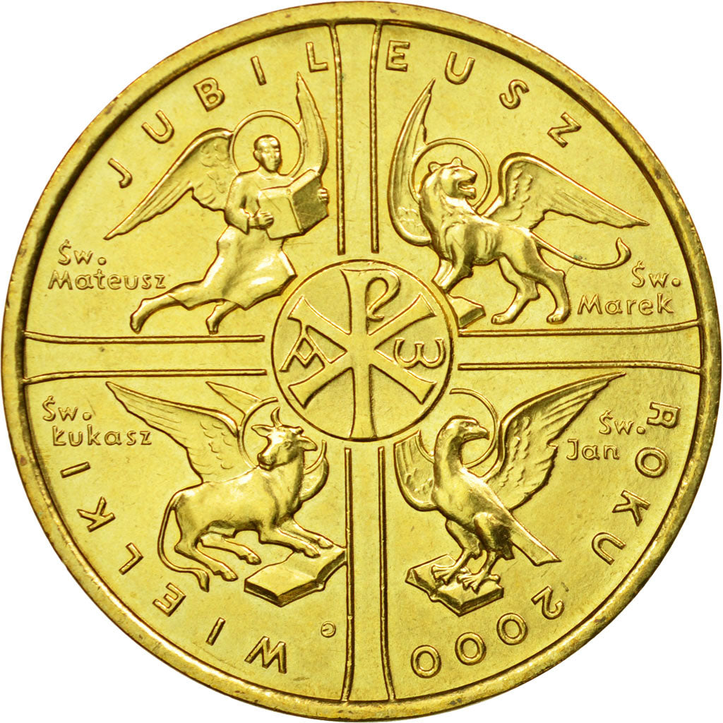 Monnaie, Pologne, 2 Zlote, 2000, Warsaw, TTB+, Laiton, KM:376