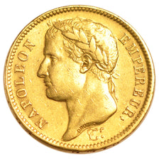 Premier Empire, 40 Francs or au revers Empire