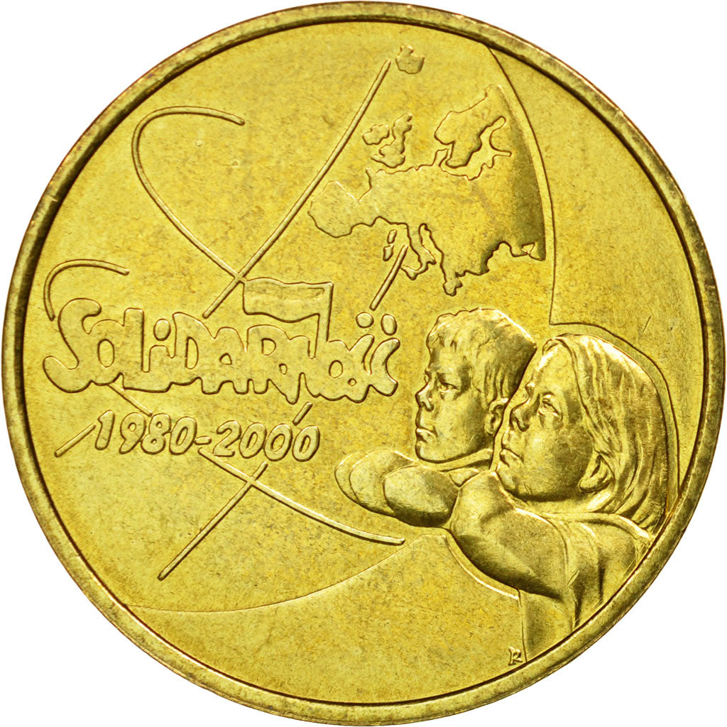 Monnaie, Pologne, 2 Zlote, 2000, Warsaw, SUP, Laiton, KM:394