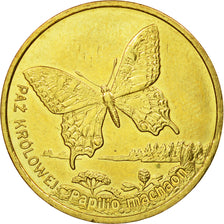 Coin, Poland, 2 Zlote, 2001, Warsaw, AU(55-58), Brass, KM:414