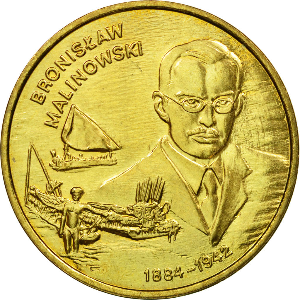Coin, Poland, 2 Zlote, 2002, Warsaw, AU(55-58), Brass, KM:431