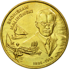 Coin, Poland, 2 Zlote, 2002, Warsaw, AU(55-58), Brass, KM:431