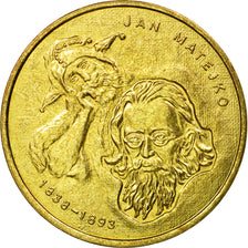 Monnaie, Pologne, 2 Zlote, 2002, Warsaw, SUP, Laiton, KM:444