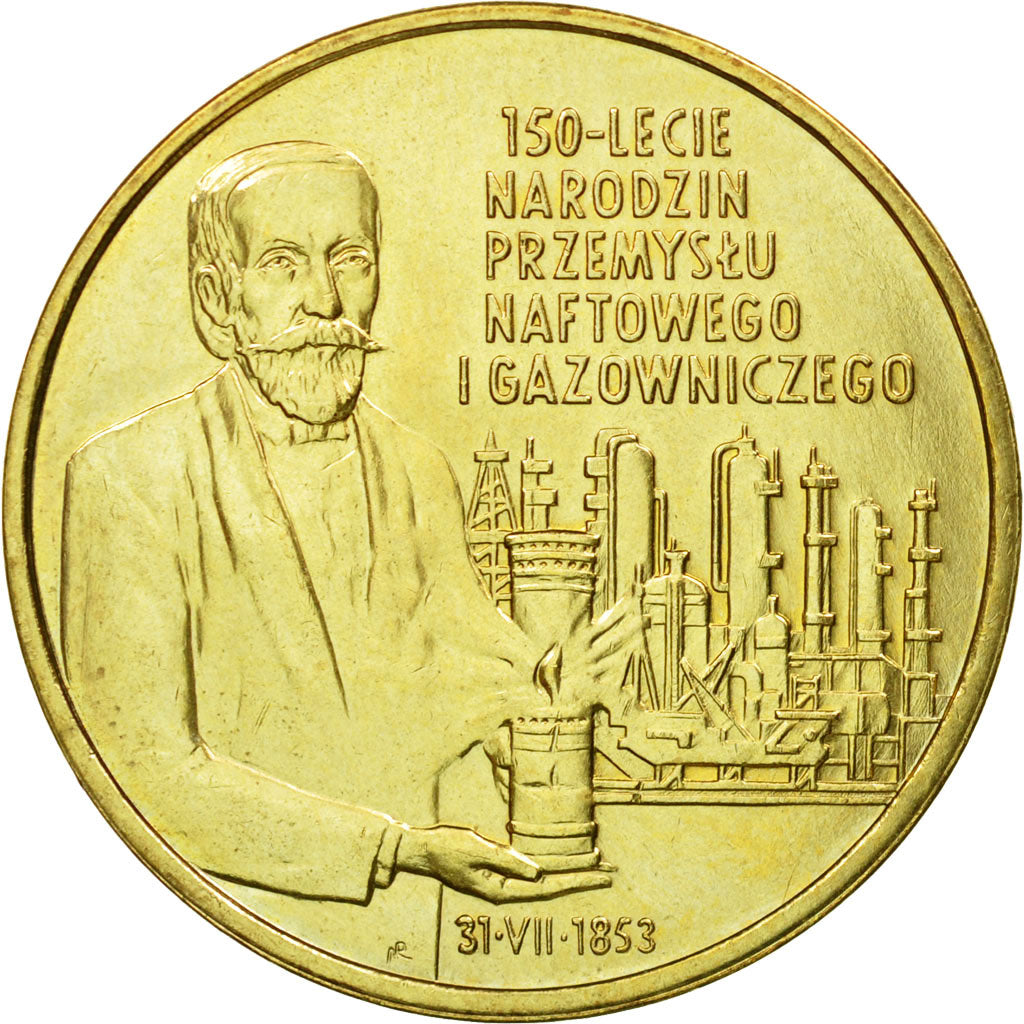 Coin, Poland, 2 Zlote, 2003, Warsaw, AU(55-58), Brass, KM:455