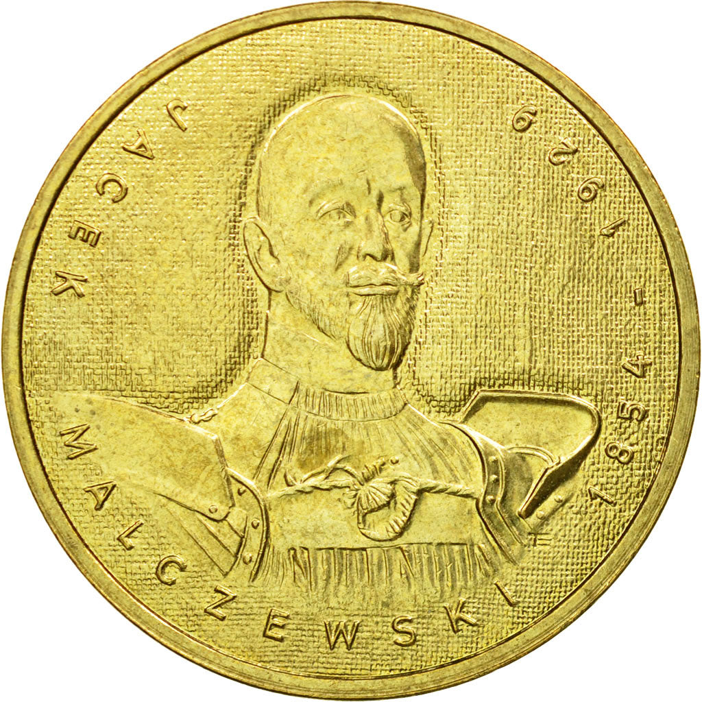 Coin, Poland, 2 Zlote, 2003, Warsaw, AU(55-58), Brass, KM:477