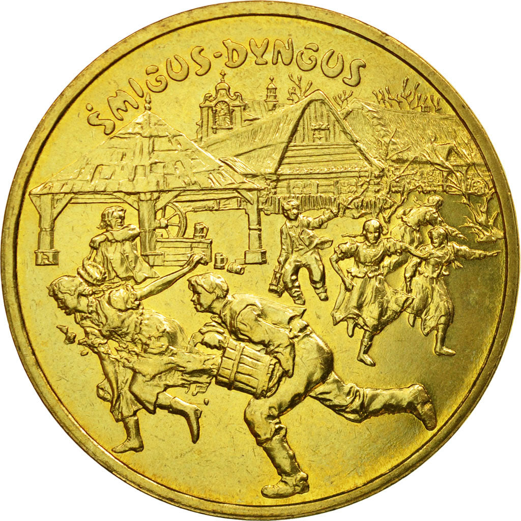 Monnaie, Pologne, 2 Zlote, 2003, Warsaw, SUP, Laiton, KM:451