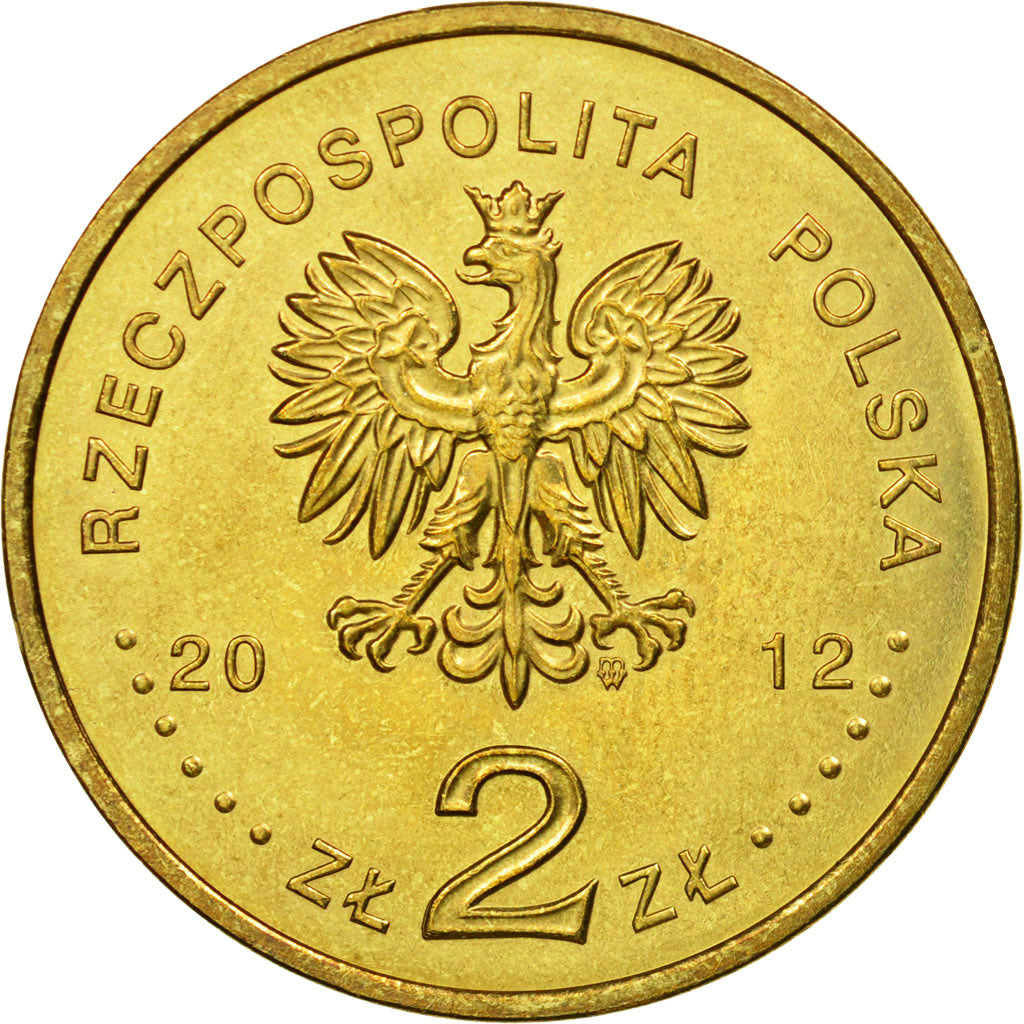 Munten, Polen, 2 Zlote, 2012, Warsaw, PR, Tin, KM:823