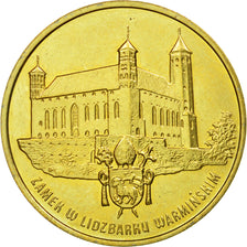 Coin, Poland, 2 Zlote, 1996, Warsaw, AU(55-58), Brass, KM:313