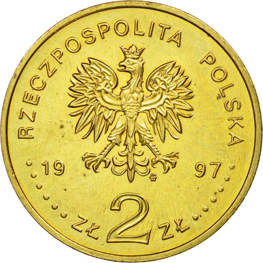 Munten, Polen, 2 Zlote, 1997, Warsaw, PR, Tin, KM:333