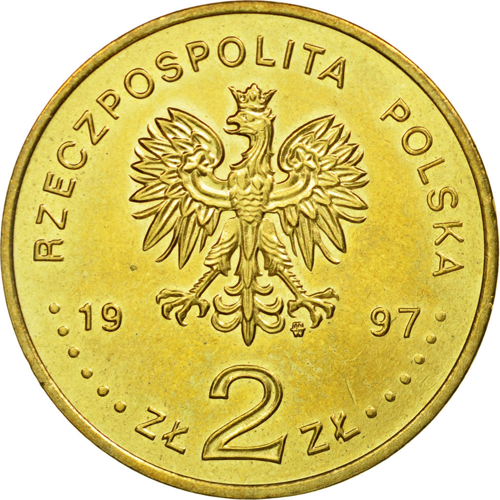 Monnaie, Pologne, 2 Zlote, 1997, Warsaw, SUP, Laiton, KM:325