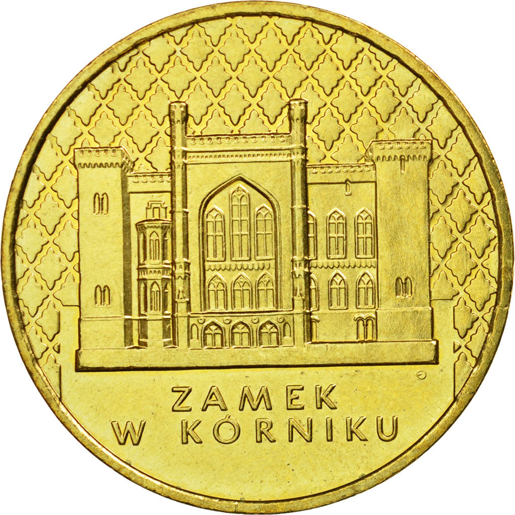 Coin, Poland, 2 Zlote, 1998, Warsaw, AU(55-58), Brass, KM:347