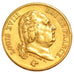 FRANCE, Louis XVIII, 40 Francs, 1818, Paris, KM #713.1, AU(50-53), Gold,...
