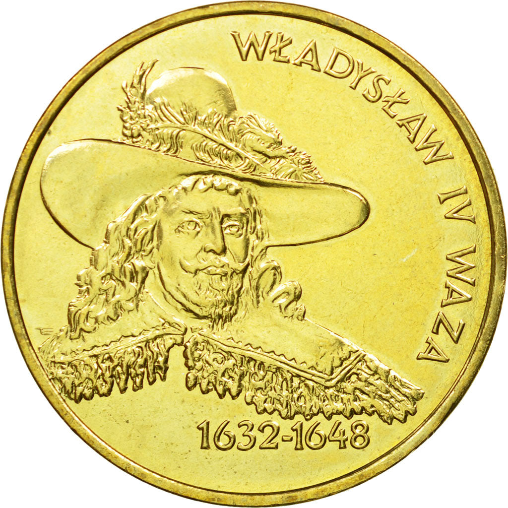 Coin, Poland, 2 Zlote, 1999, Warsaw, AU(55-58), Brass, KM:368