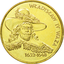 Coin, Poland, 2 Zlote, 1999, Warsaw, AU(55-58), Brass, KM:368