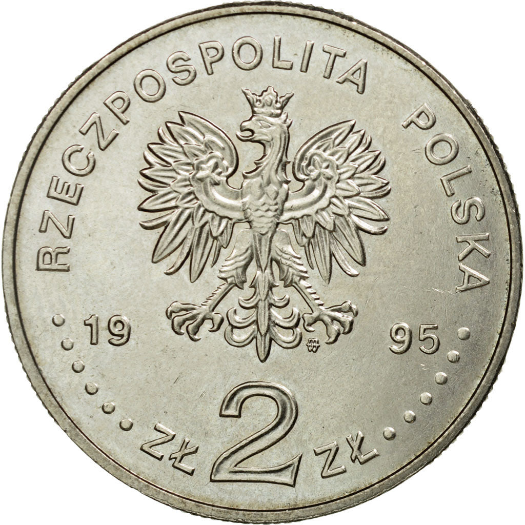 Monnaie, Pologne, 2 Zlote, 1995, Warsaw, SUP, Copper-nickel, KM:297