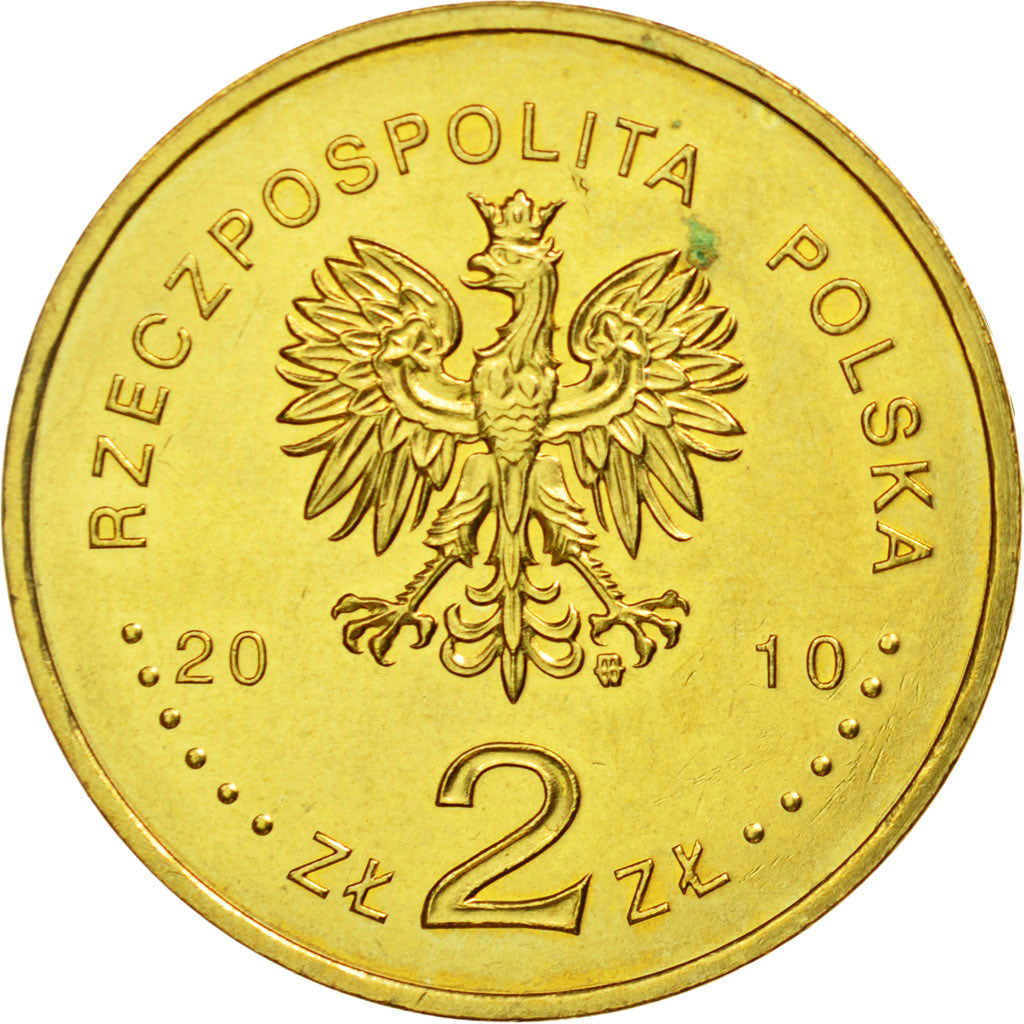 Munten, Polen, 2 Zlote, 2010, Warsaw, PR, Tin, KM:712