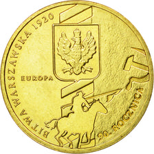 Coin, Poland, 2 Zlote, 2010, Warsaw, AU(55-58), Brass, KM:735