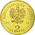Coin, Poland, 2 Zlote, 2010, Warsaw, AU(55-58), Brass, KM:749